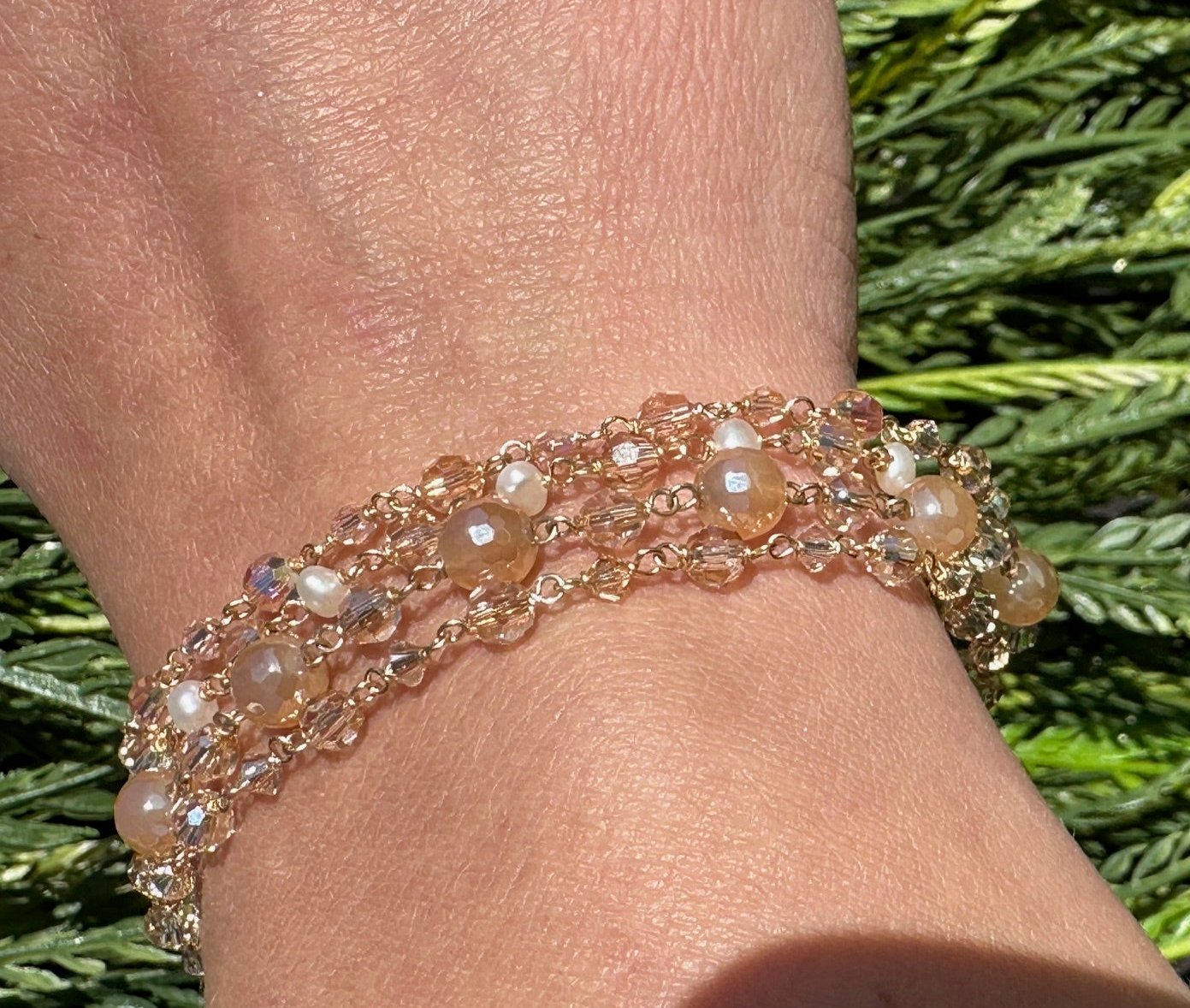 Golden Dawn Bracelet Quadruple Stack