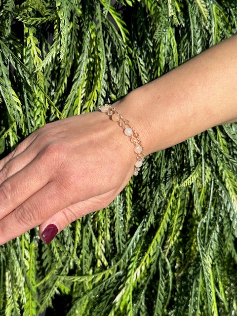 Golden Sand Bracelet Double Stack