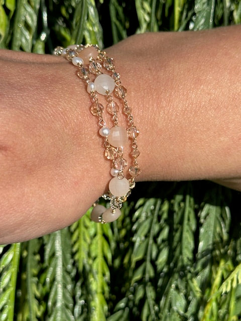 Golden Sand Bracelet Triple Stack