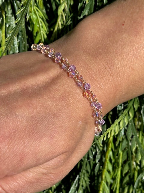 Sunset Shimmer Double Bracelet Stack