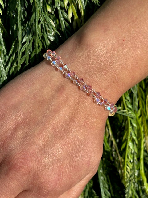 Aurora Shimmer Bracelet Stack