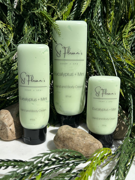 Eucalyptus and Mint Hand and Body Cream