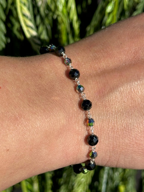 Galaxy and Spinal Bracelet Double Stack