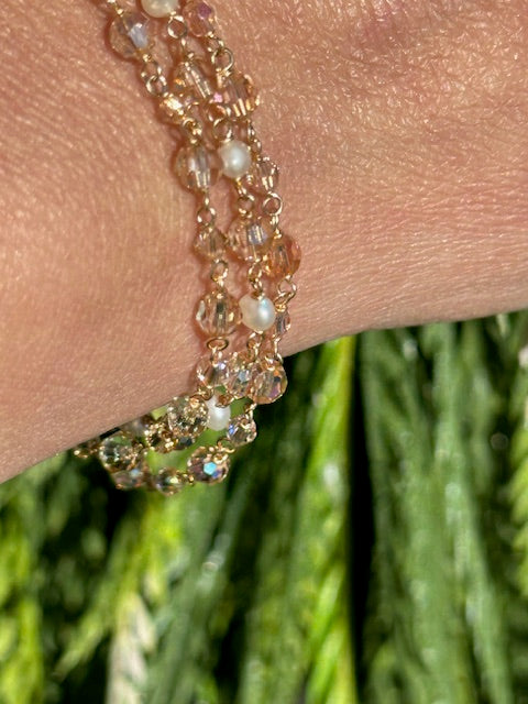 Golden Dawn Bracelet Triple Stack