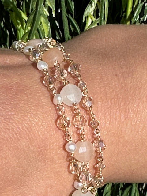 Golden Sand Bracelet Triple Stack