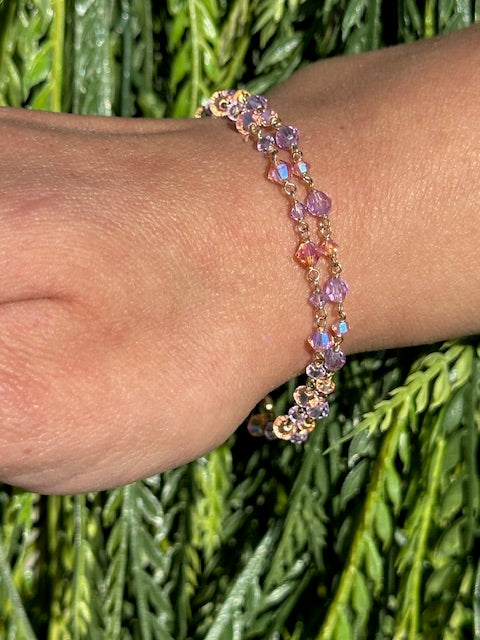 Sunset Shimmer Double Bracelet Stack