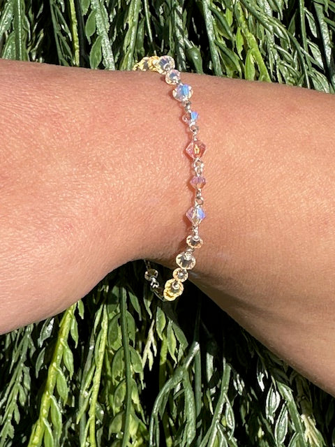 Aurora Shimmer Bracelet Triple Stack