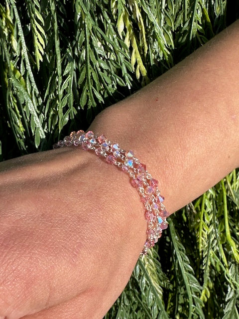 Aurora Shimmer Bracelet Triple Stack