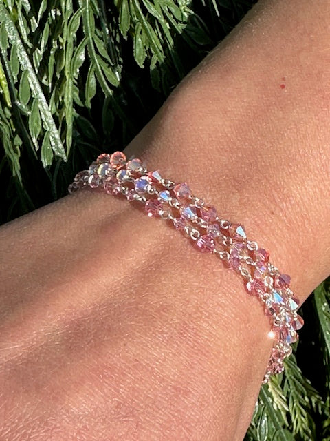 Aurora Shimmer Bracelet Triple Stack