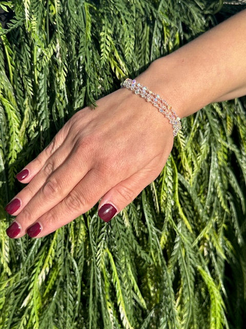 Ice Crystal Bracelet Triple Stack